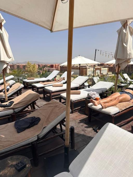 Appartement Centre Gare Gueliz Chic Et Cosy De Marrakech Marrakesh Esterno foto